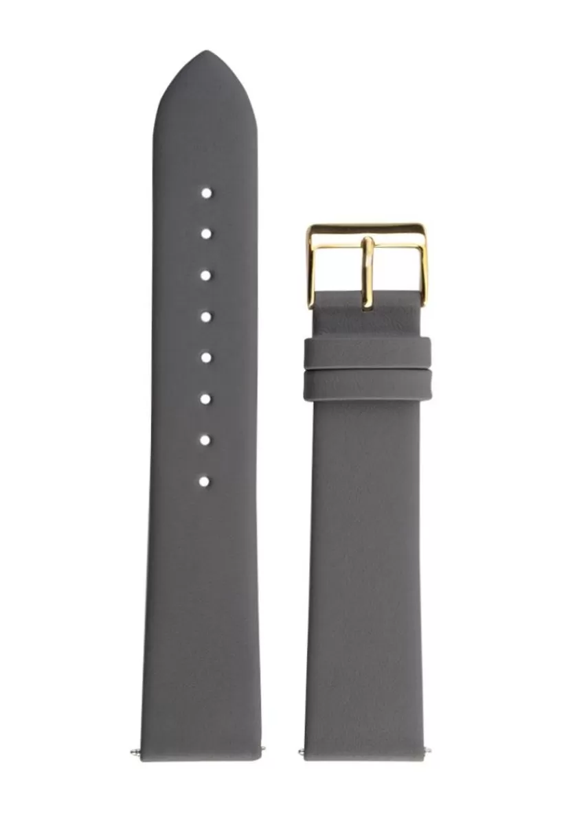 Cheap Junghans Leather Strap Soft Grey, 20Mm