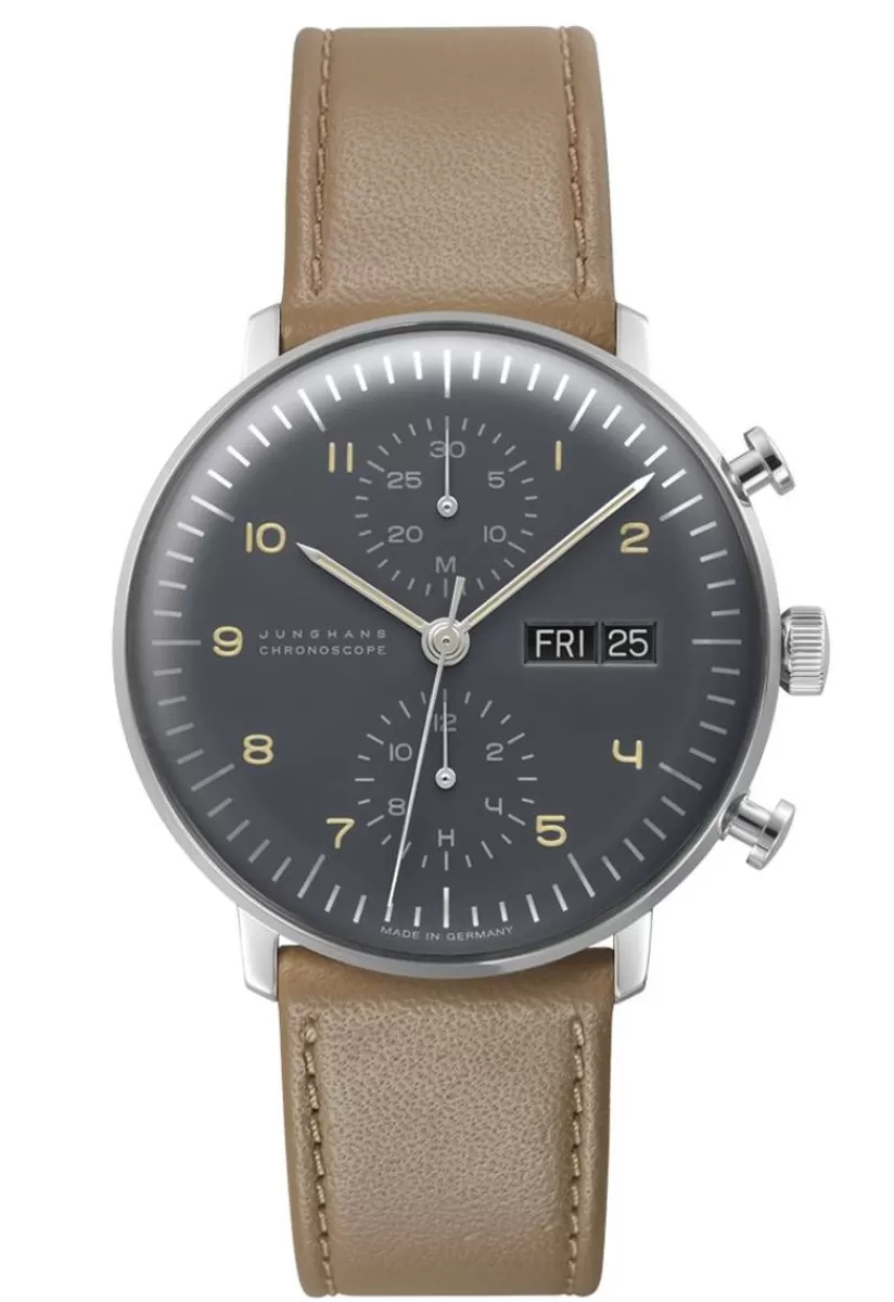 Clearance Junghans Max Bill Chronoscope, Datum Englisch