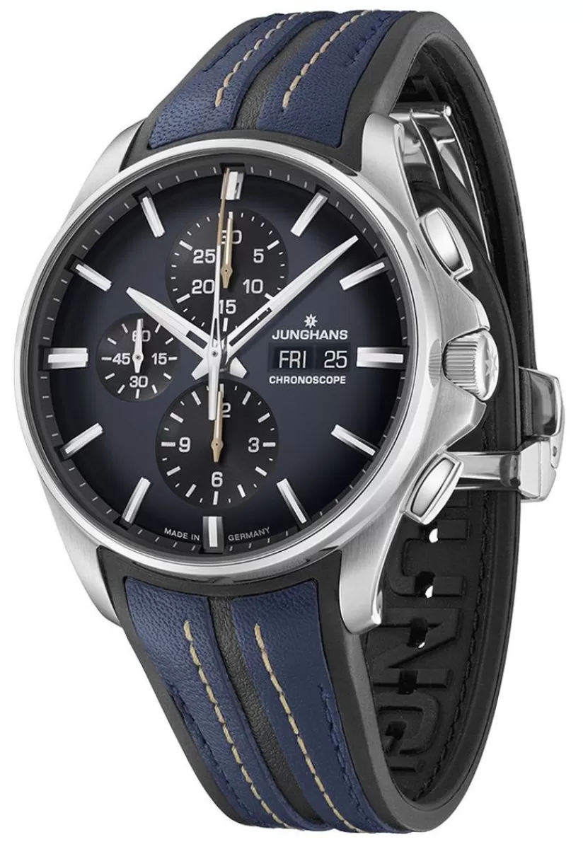 Store Junghans Meister S Chronoscope, Datum Englisch